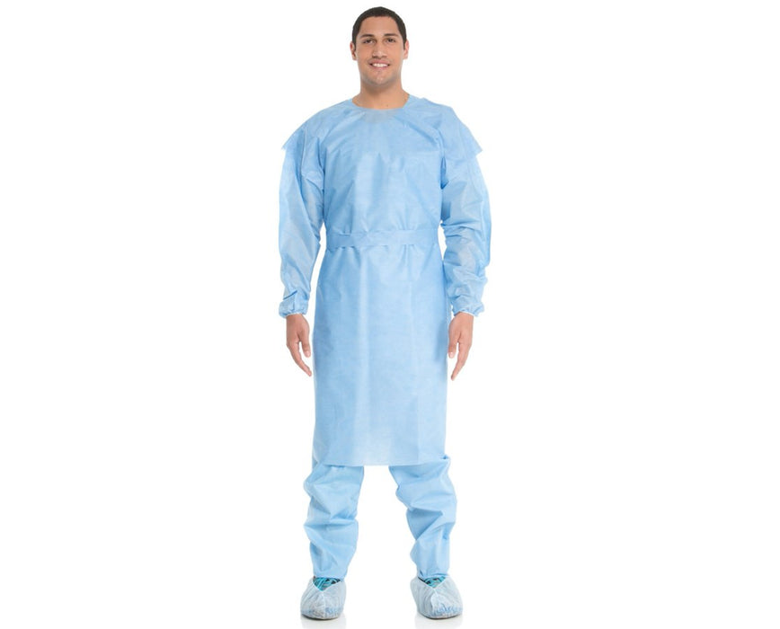 KC100 Isolation Gown, Large, Yellow - 100/cs