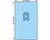 Pediatric Laparotomy Drape II, Sterile 74