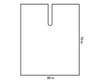 Impervious Split Drape w/ 4