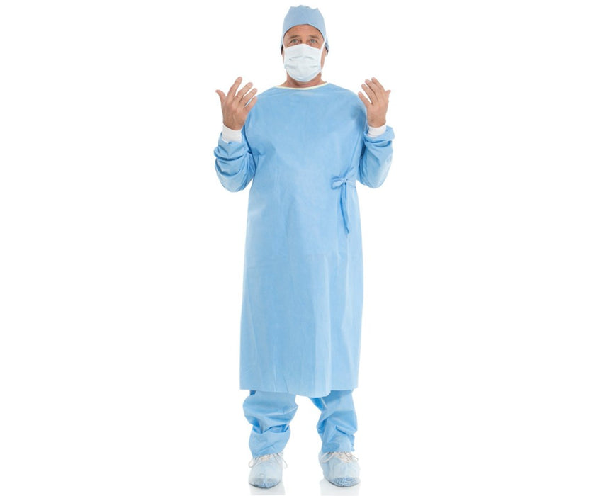 Ultra Sterile Surgical Gown w/ Raglan Sleeves w/ Adjustable Neckline - Large (32/Case)