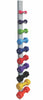 Dumbbell Weight Wall Rack. 10 Dumbbell Capacity w/ 10 Dumbbells (1 to 10 lbs. 1/ea) for Physical Therapy