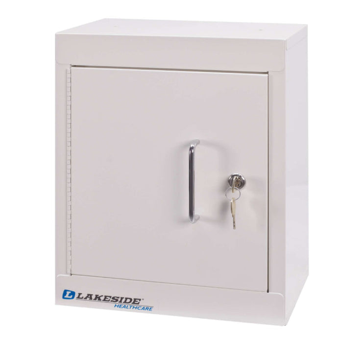 Double Door Narcotics Cabinet w/ 1 Shelf. Dual Lock