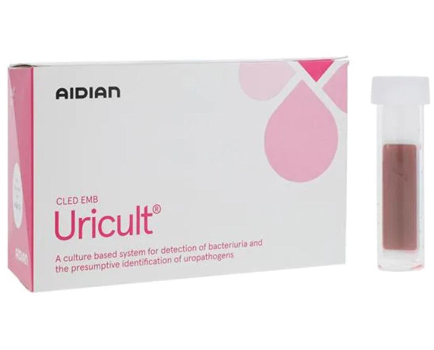 Uricult Urinary Tract Infection Test Kit - 10/Cs - CLED/EMB