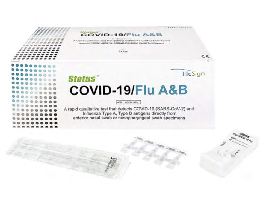 Status COVID-19/Flu A&B Test Kit (25/bx)