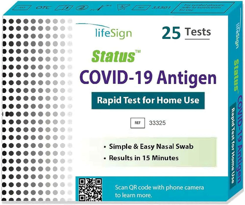 Status COVID-19 Antigen Rapid Test For Home Use. 1/Kt
