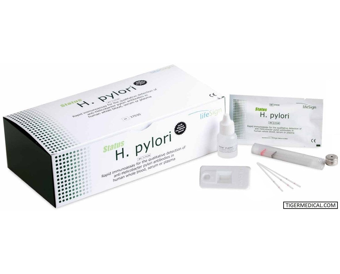 LifeSign Status H. Pylori Rapid Test Kit - 30/Cs – Save at — Tiger Medical