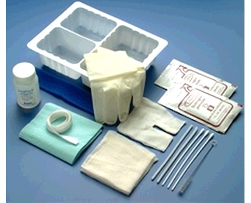 Gent-L-Kare Tracheostomy Care Tray, Gloves & Hydrogen Peroxide, 20/cs