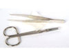 Gent-L-Kare Suture Removal Kit Tray w/ WF Littauer Scissors & Metal Forceps (50/cs)