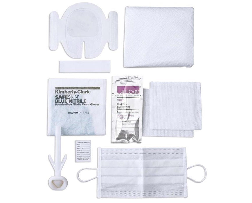 Central Line Dressing Kit w/ Alcohol Single Swabstick & Tegaderm 1655 Dressing, 20/cs