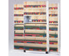 4-Post Kwik-Track Bi-Slider Filing 3 Units. 2/1, Letter, 8 Tiers, 36