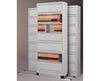 Flip-n-File Cabinets on Kwik-Track. Bi-Slider, 3 Units. 2/1 7 Openings Keyed-Alike