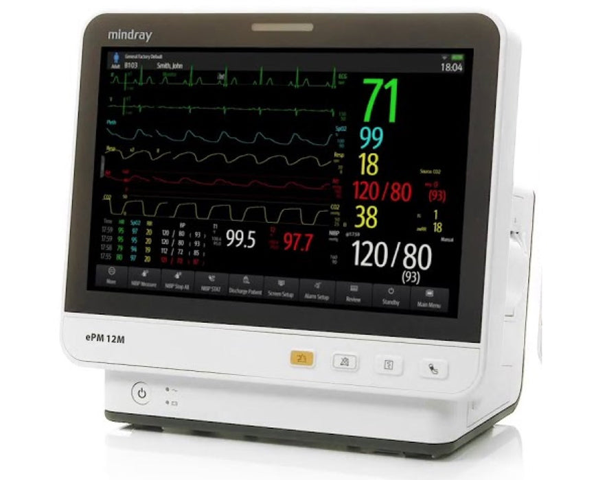 EPM 12M Vital Signs Monitor - Masimo SpO2 & Dual IBP