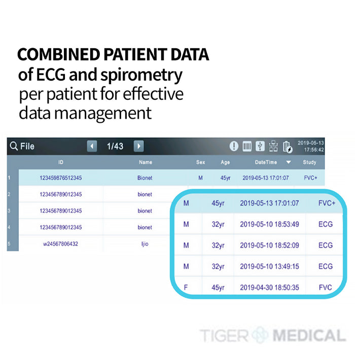 Q70 Guardian 12-Channel Resting ECG with Spirometry