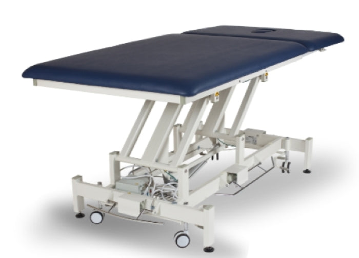 Bariatric Bo-Bath Power Hi-Lo Treatment Table w/ Adjustable Back & Casters