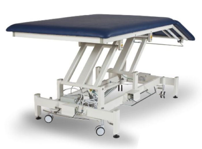 Bariatric Bo-Bath Power Hi-Lo Treatment Table w/ Adjustable Back & Casters