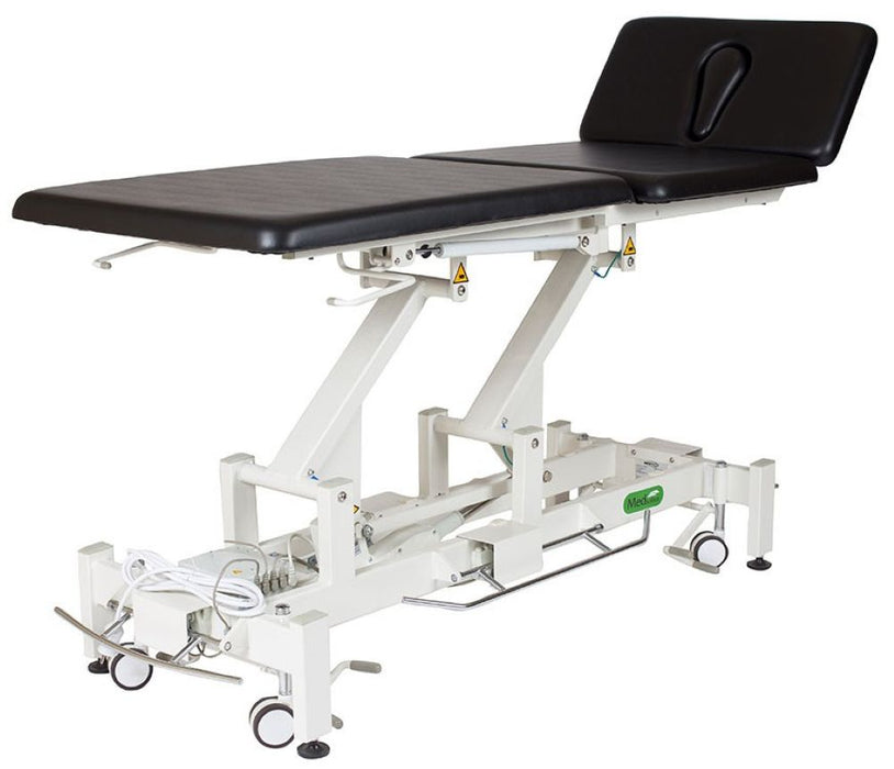 Power Hi-Lo Treatment Table w/ Adjustable Back / Headrest & Casters
