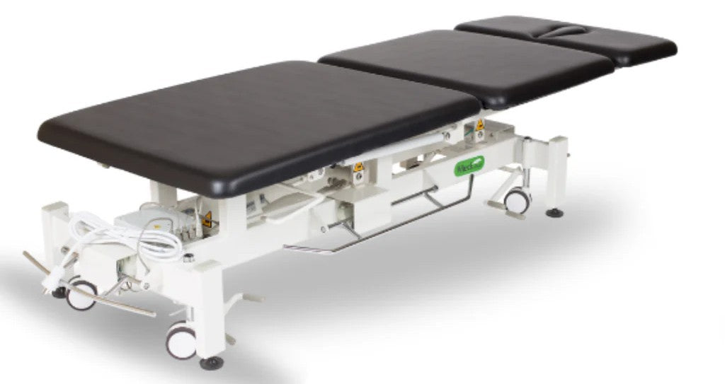 Power Hi-Lo Treatment Table w/ Adjustable Back / Headrest & Casters