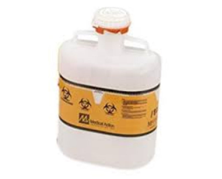 Biohazard Sharps Disposal Container w/ Locking Screw Cap - 4.8 Qt. (12/cs)