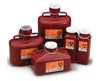 Biohazard Sharps Disposal Container w/ Tethered Cap. 10 Qt. Red (12/cs)