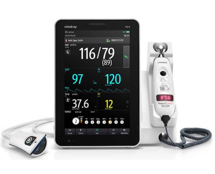VS 9 Vital Signs Monitor - NIBP, Pulse Rate, SmarTemp & 2.4/5GHz Wireless