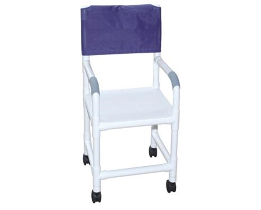 Shower Chair With Flat Stock Seat 118-3-F: 18" Seat / 300 lbs. Capacity
