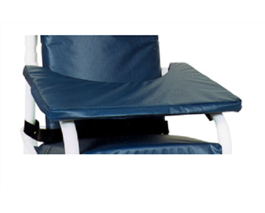 Enclosed Padded Lap Tray With Anti Bacterial Upholstery - Wide: 21" Seat