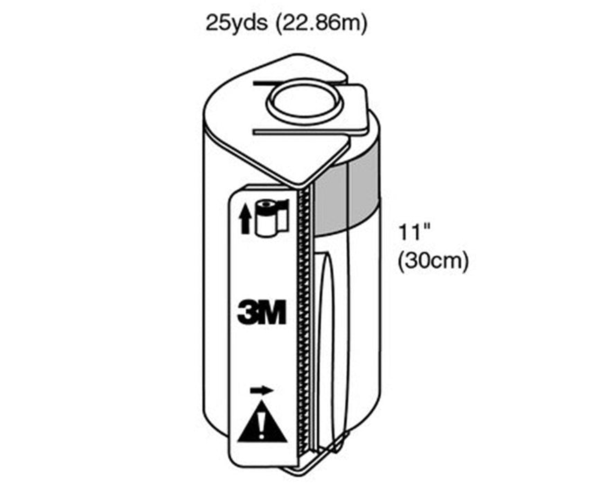 Steri-Drape Roll Prep Drape 8 Rolls, 1 Dispenser - 8/cs