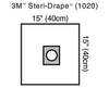 Steri-Drape w/ Aperture. EENT Drapes. 15