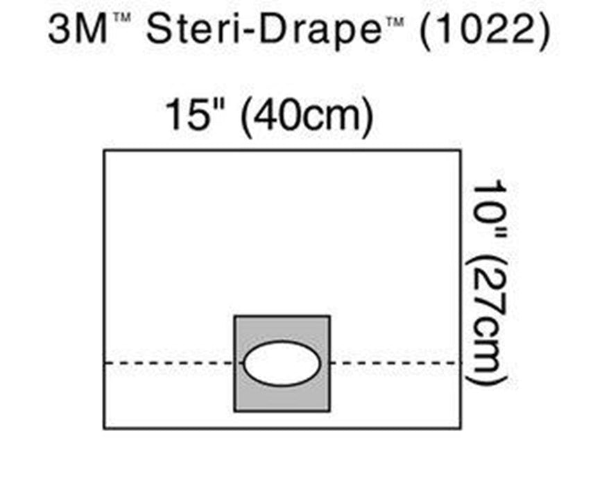 Ophthalmic Surgical Refractive Drape, 15" x 10" - 20/Box