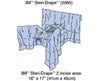 Steri-Drape Laparotomy Drape, Rectangular Aperture (20/cs)