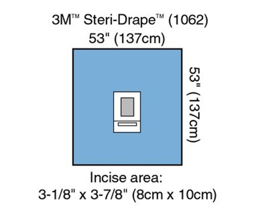 Steri-Drape Ophthalmic Drape with Incise Film & Pouch - 60/cs