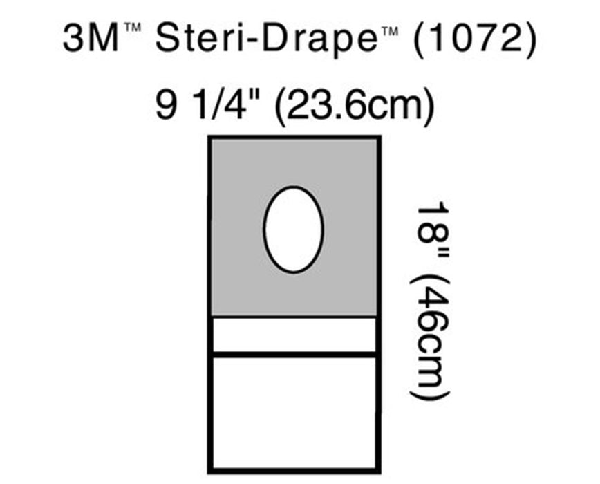 Steri-Drape Aperture Pouch Drape - 40/cs