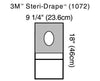 Steri-Drape Aperture Pouch Drape - 40/cs