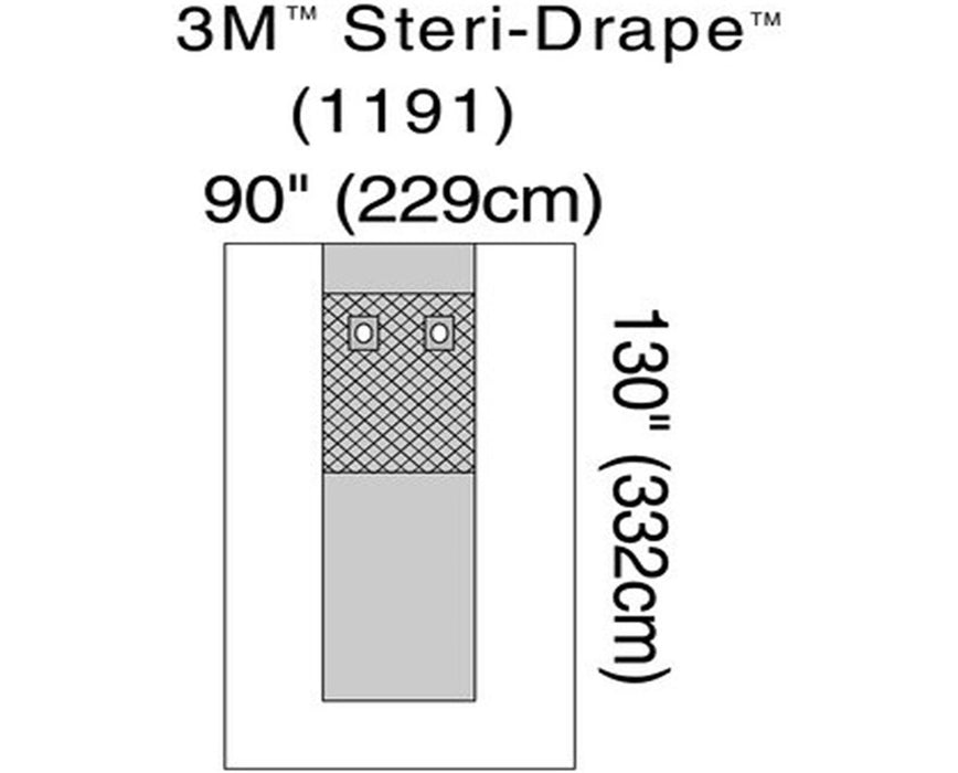 Steri-Drape Femoral Angiography Drapes, 90" x 130" - 20/Case