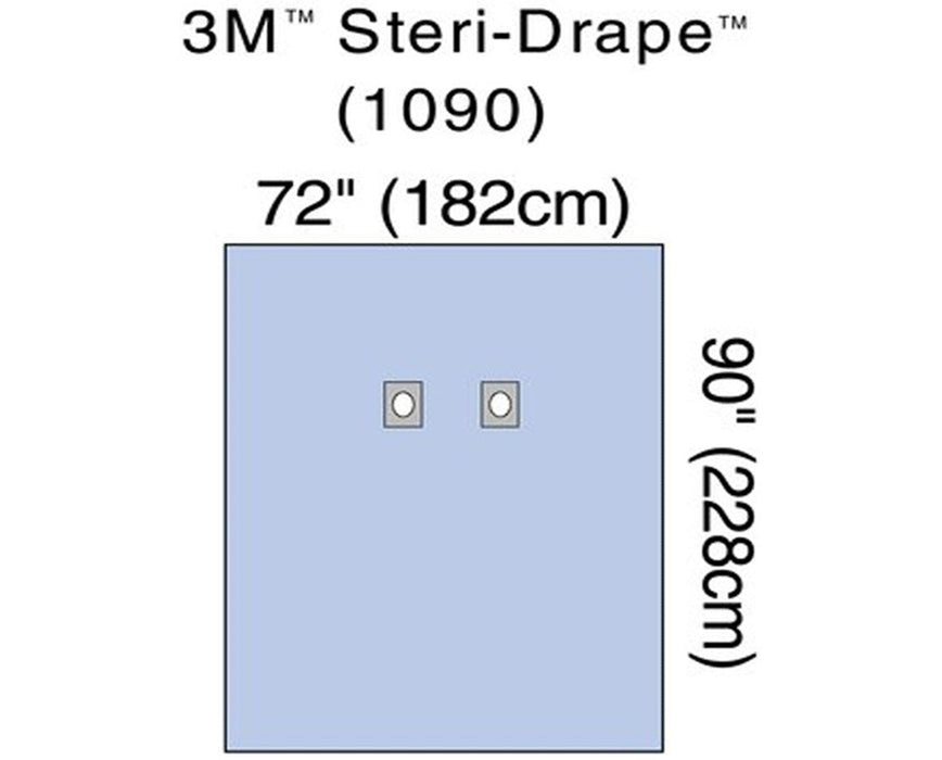 Steri-Drape Femoral Angiography Drapes, 90" x 130" - 20/Case