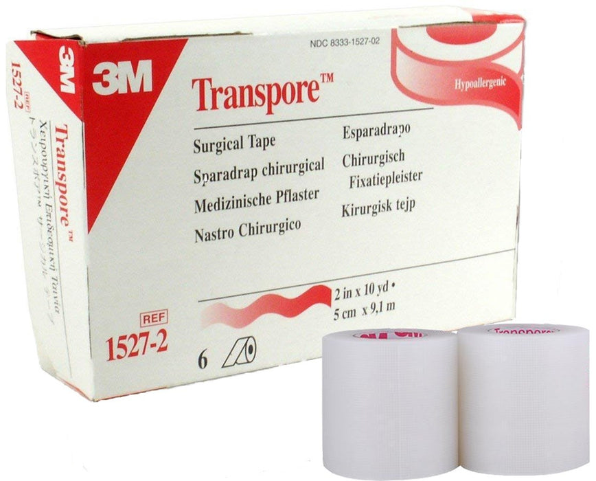 Transpore Surgical Tape, 2" x 10yds - 60/Cs
