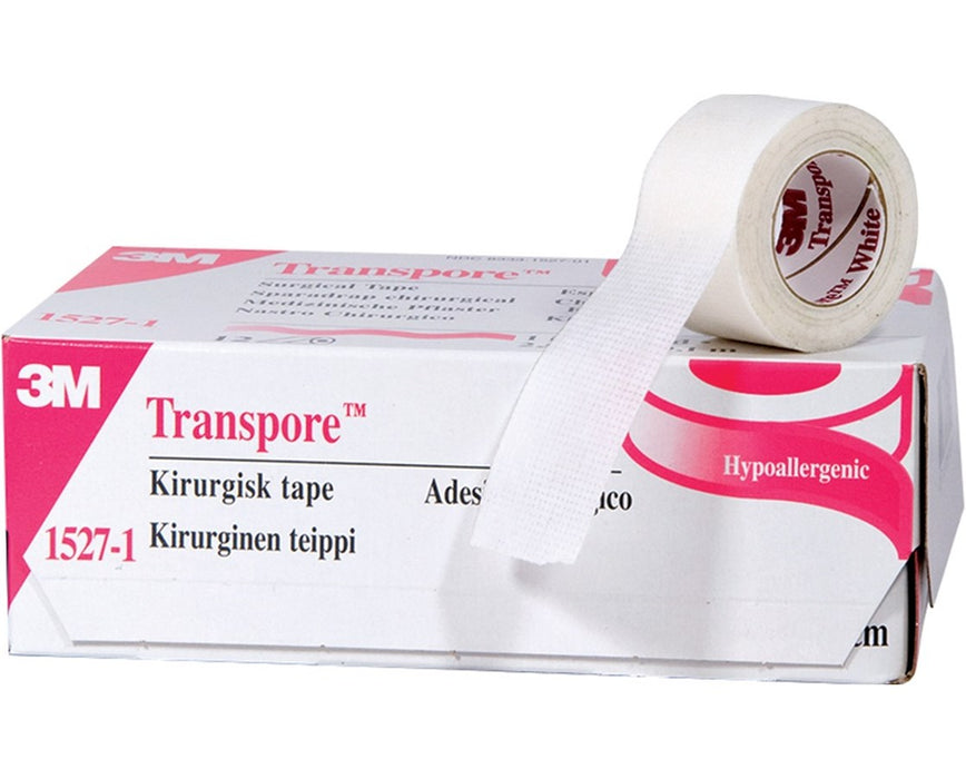 Transpore Surgical Tape, 1" x 10yds - 120/Cs