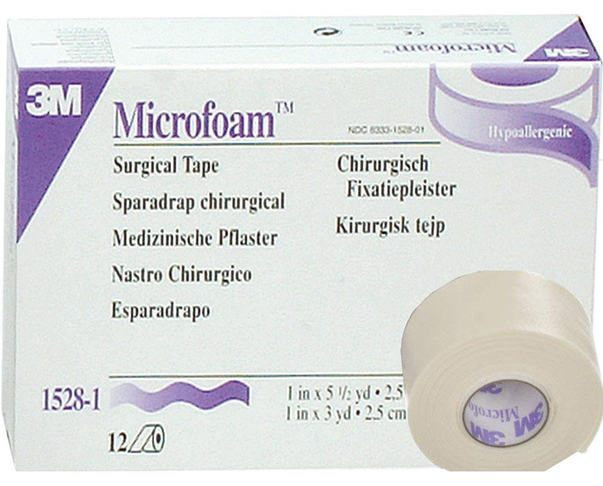 Microfoam Surgical Tapes & Sterile Tape Patch - 72/Cs