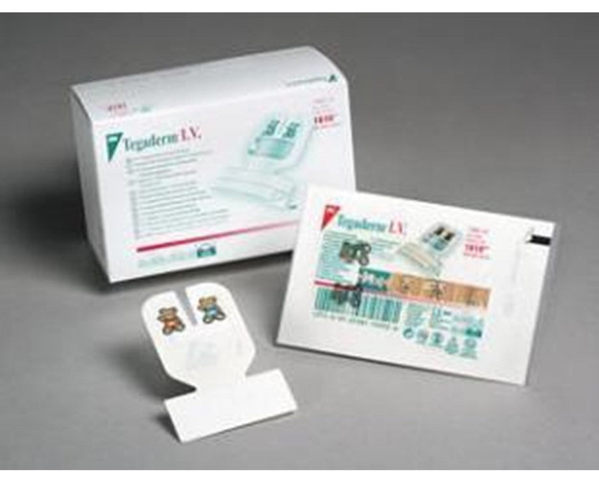 Tegaderm IV Transparent Film Dressing with Border2" x 2¼", Pediatric, 400/Case