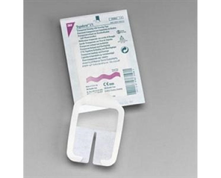 Tegaderm IV Transparent Film Dressing with Border 2¾" x 3¼" & Securing Tape, 400/Case