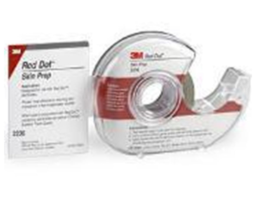 3 M Red Dot Trace Piel Prep, rollo con dispensador, 3/4 x 196 3 M Red Dot Trace Piel Prep, rollo con dispensador, 3/4 x 196