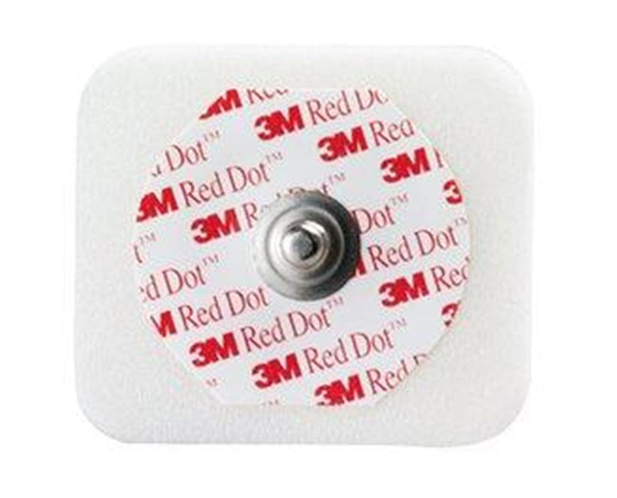 Red Dot Monitoring Electrodes w/ Foam Tape & Sticky Gel 50/Bag