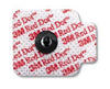 Red Dot Repositionable Monitoring Electrodes. w/ Less Aggressive Adhesive (600/cs)