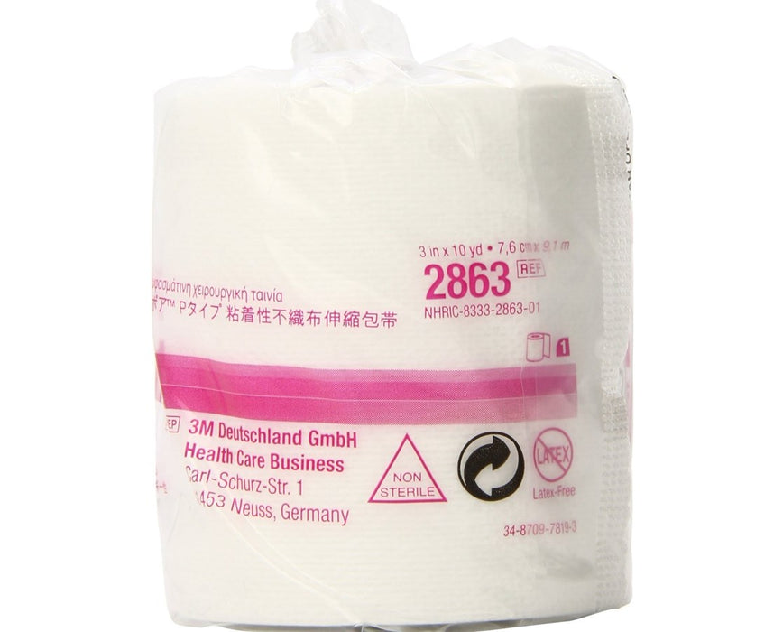 Medipore H Soft Cloth Surgical Tape, 3" x 10yds - 12/Cs