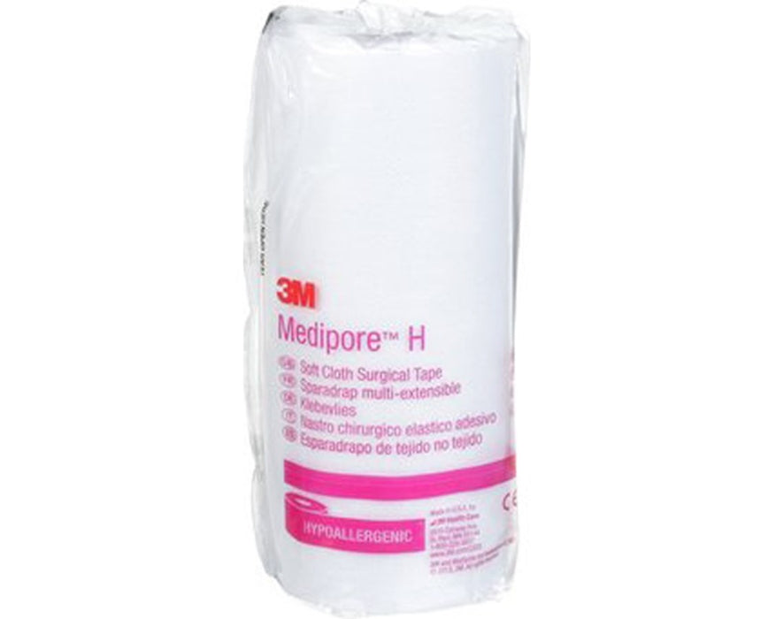 Medipore H Soft Cloth Surgical Tape (short roll), 6" x 2yds - 16/Cs