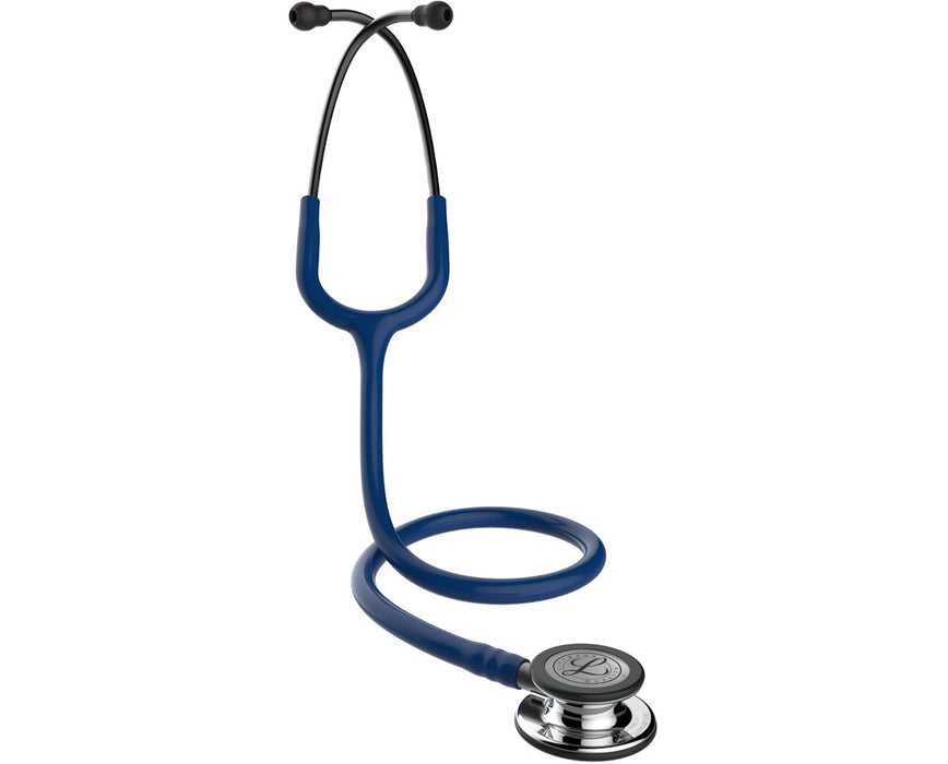 Classic III Stethoscope with 27", Tubing Mirror Finish, Navy Blue Tube