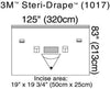 Steri-Drape Patient Isolation Drapes. Incise Film & Pouch. 125