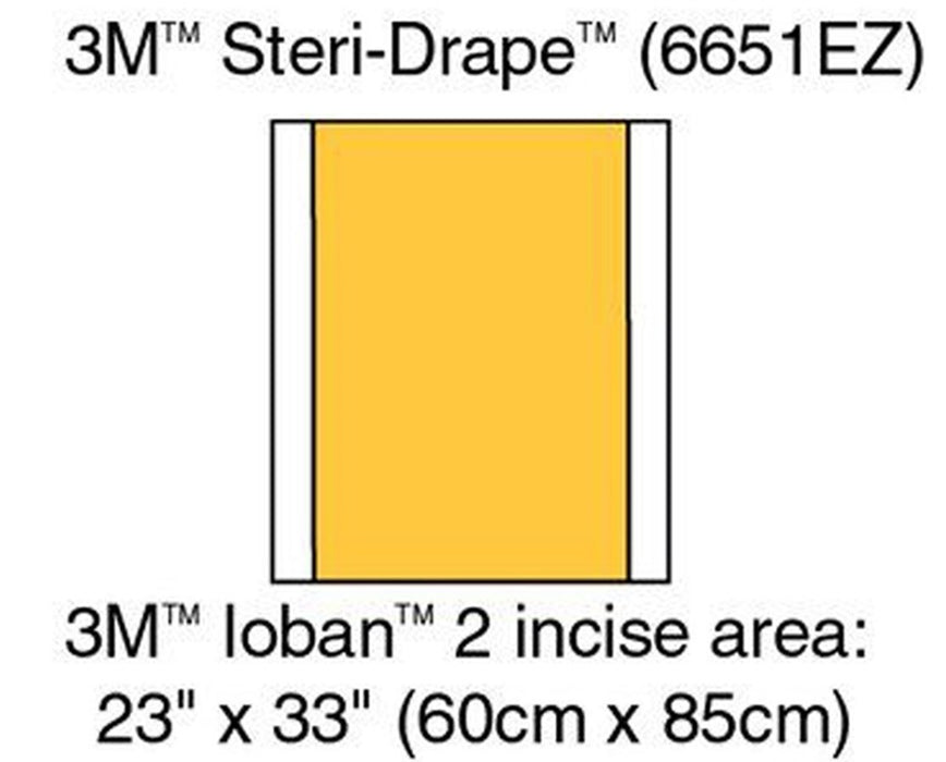 Ioban 2 Antimicrobial Incise Drape, Overall 35" x 33" - 40/Cs