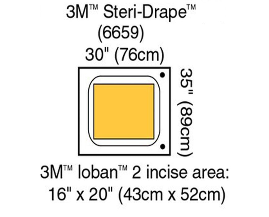 Steri-Drape Surgical Drape Pouch, 30" x 35" - 20/Cs