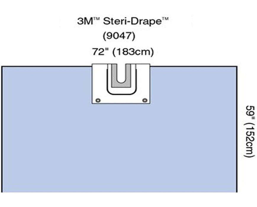 Steri-Drape Adhesive Split Sheet, Absorbent Impervious Material - 30/Cs